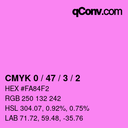 Color code: CMYK 0 / 47 / 3 / 2 | qconv.com