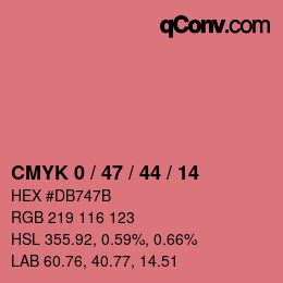Color code: CMYK 0 / 47 / 44 / 14 | qconv.com