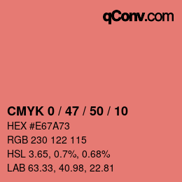 Color code: CMYK 0 / 47 / 50 / 10 | qconv.com