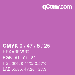 Color code: CMYK 0 / 47 / 5 / 25 | qconv.com
