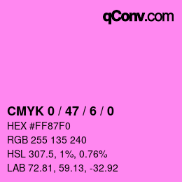 Color code: CMYK 0 / 47 / 6 / 0 | qconv.com