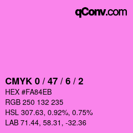 Color code: CMYK 0 / 47 / 6 / 2 | qconv.com