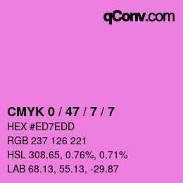 Color code: CMYK 0 / 47 / 7 / 7 | qconv.com