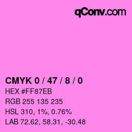 Color code: CMYK 0 / 47 / 8 / 0 | qconv.com