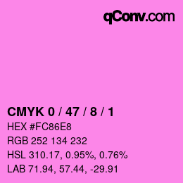 Color code: CMYK 0 / 47 / 8 / 1 | qconv.com