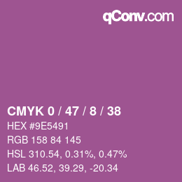 Color code: CMYK 0 / 47 / 8 / 38 | qconv.com