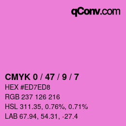 Color code: CMYK 0 / 47 / 9 / 7 | qconv.com