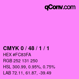 Color code: CMYK 0 / 48 / 1 / 1 | qconv.com