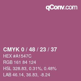 Color code: CMYK 0 / 48 / 23 / 37 | qconv.com