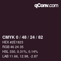 Color code: CMYK 0 / 48 / 24 / 82 | qconv.com