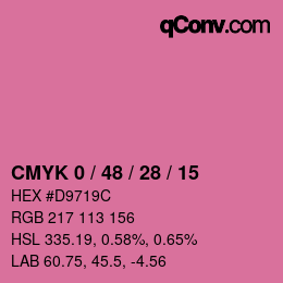 Color code: CMYK 0 / 48 / 28 / 15 | qconv.com