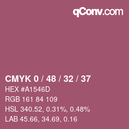 Color code: CMYK 0 / 48 / 32 / 37 | qconv.com