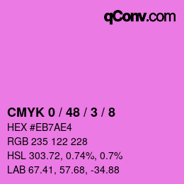 Color code: CMYK 0 / 48 / 3 / 8 | qconv.com