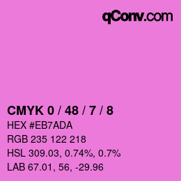 Color code: CMYK 0 / 48 / 7 / 8 | qconv.com