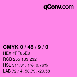 Color code: CMYK 0 / 48 / 9 / 0 | qconv.com