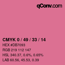 Color code: CMYK 0 / 49 / 33 / 14 | qconv.com