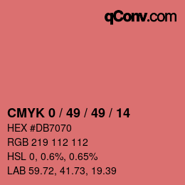 Color code: CMYK 0 / 49 / 49 / 14 | qconv.com