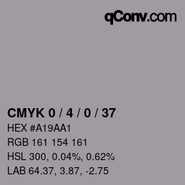 Color code: CMYK 0 / 4 / 0 / 37 | qconv.com