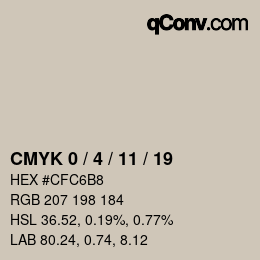 Color code: CMYK 0 / 4 / 11 / 19 | qconv.com