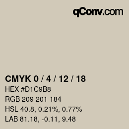 Color code: CMYK 0 / 4 / 12 / 18 | qconv.com
