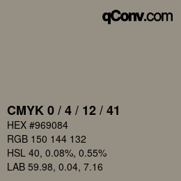 Color code: CMYK 0 / 4 / 12 / 41 | qconv.com