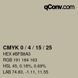 Color code: CMYK 0 / 4 / 15 / 25 | qconv.com