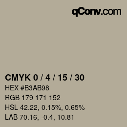 Color code: CMYK 0 / 4 / 15 / 30 | qconv.com