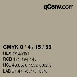 Color code: CMYK 0 / 4 / 15 / 33 | qconv.com