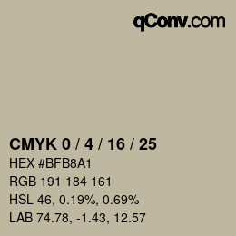 Color code: CMYK 0 / 4 / 16 / 25 | qconv.com