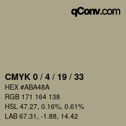 Color code: CMYK 0 / 4 / 19 / 33 | qconv.com