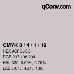 Color code: CMYK 0 / 4 / 1 / 19 | qconv.com