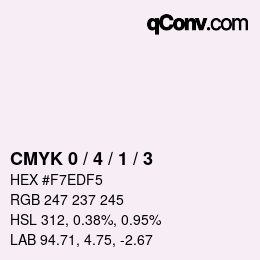 Color code: CMYK 0 / 4 / 1 / 3 | qconv.com
