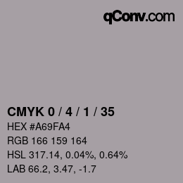 Color code: CMYK 0 / 4 / 1 / 35 | qconv.com