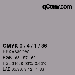 Color code: CMYK 0 / 4 / 1 / 36 | qconv.com