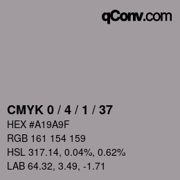 Color code: CMYK 0 / 4 / 1 / 37 | qconv.com