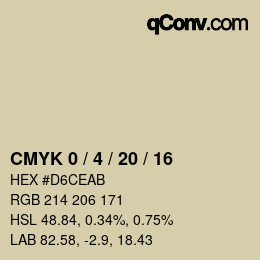 Color code: CMYK 0 / 4 / 20 / 16 | qconv.com