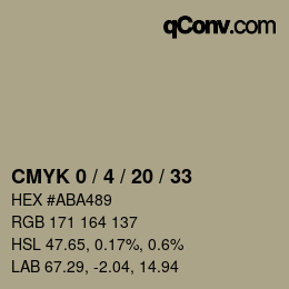 Color code: CMYK 0 / 4 / 20 / 33 | qconv.com