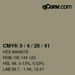 Color code: CMYK 0 / 4 / 20 / 41 | qconv.com