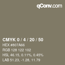 Color code: CMYK 0 / 4 / 20 / 50 | qconv.com