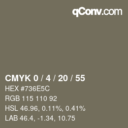 Color code: CMYK 0 / 4 / 20 / 55 | qconv.com