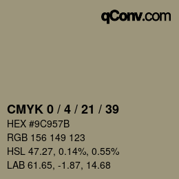 Color code: CMYK 0 / 4 / 21 / 39 | qconv.com