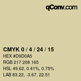 Color code: CMYK 0 / 4 / 24 / 15 | qconv.com