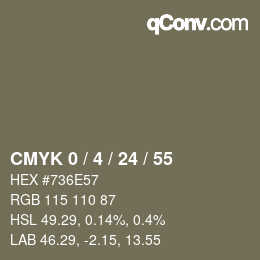 Color code: CMYK 0 / 4 / 24 / 55 | qconv.com