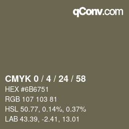 Color code: CMYK 0 / 4 / 24 / 58 | qconv.com