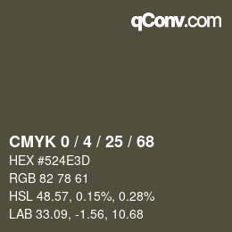 Color code: CMYK 0 / 4 / 25 / 68 | qconv.com
