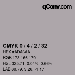 Color code: CMYK 0 / 4 / 2 / 32 | qconv.com