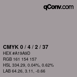 Color code: CMYK 0 / 4 / 2 / 37 | qconv.com