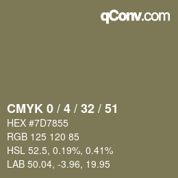 Color code: CMYK 0 / 4 / 32 / 51 | qconv.com