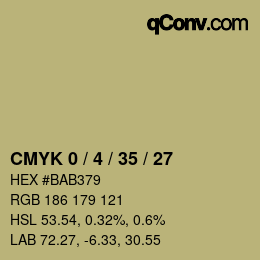 Color code: CMYK 0 / 4 / 35 / 27 | qconv.com