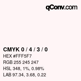 Color code: CMYK 0 / 4 / 3 / 0 | qconv.com